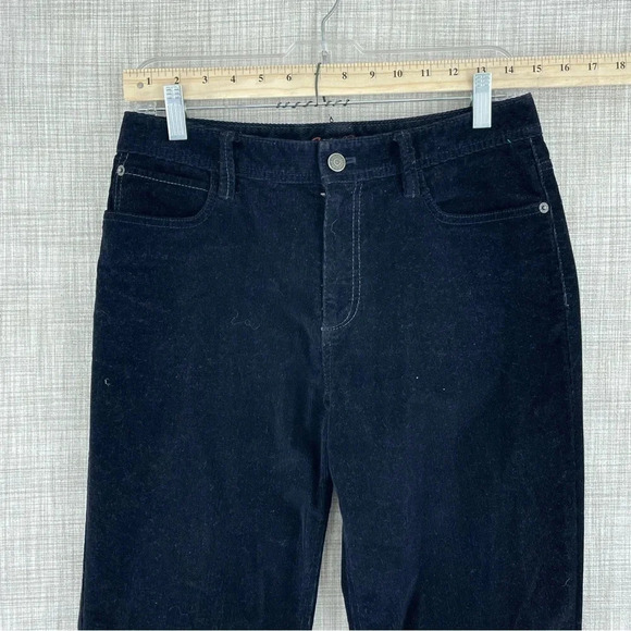 Eddie Bauer corduroy pants 4 dark navy blue 2162 - Picture 3 of 10